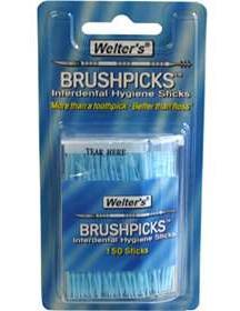 Зубочистки со щеткой Welter's BrushPicks, 150 шт