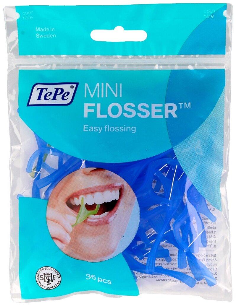 Зубная нить TePe Mini Flosser, 36 шт