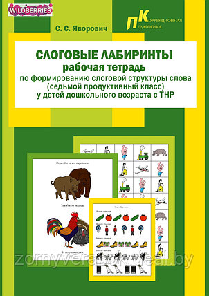 Слоговые лабиринты: раб. тетрадь по формир. слог. структ. слова (7-ой прод. класс) у детей дошкол. возр. с ТНР, фото 2