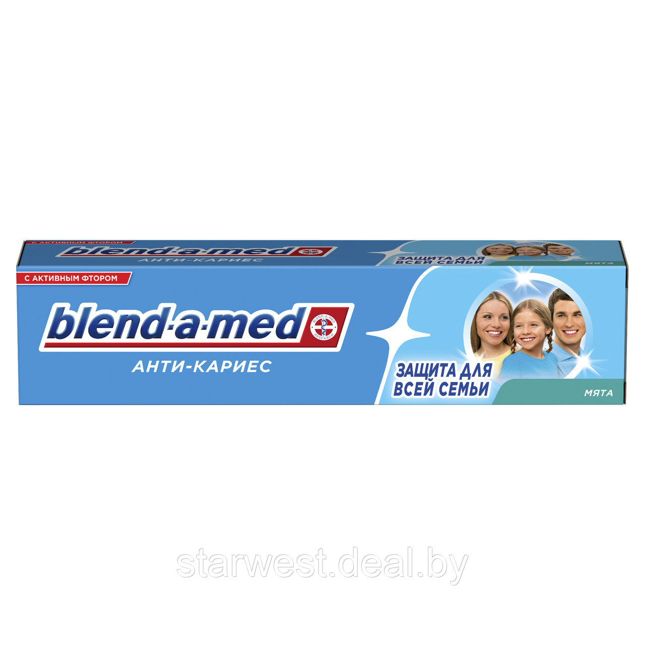 Blend-a-med Анти-Кариес Защита для Всей Семьи 100 мл Зубная паста с мятой - фото 2 - id-p159224256