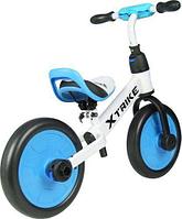 Велосипед беговел трансформер детский 2 в 1 X TRIKE 2 в 1 (арт.3940002B) голубой