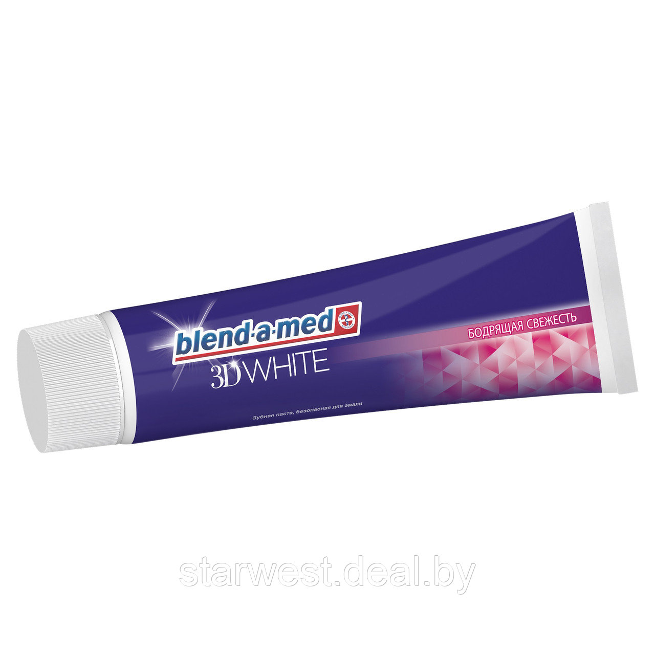 Blend-a-med 3D White 100 мл Зубная паста отбеливающая 3 в 1 с бодрящей свежестью - фото 3 - id-p159236199