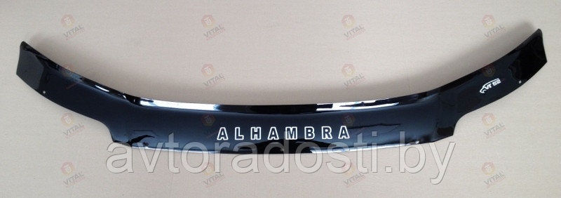 Дефлектор капота для Seat Alhambra (2000-2010) / Сеат Альхамбра [ST04] VT52 - фото 1 - id-p75800387