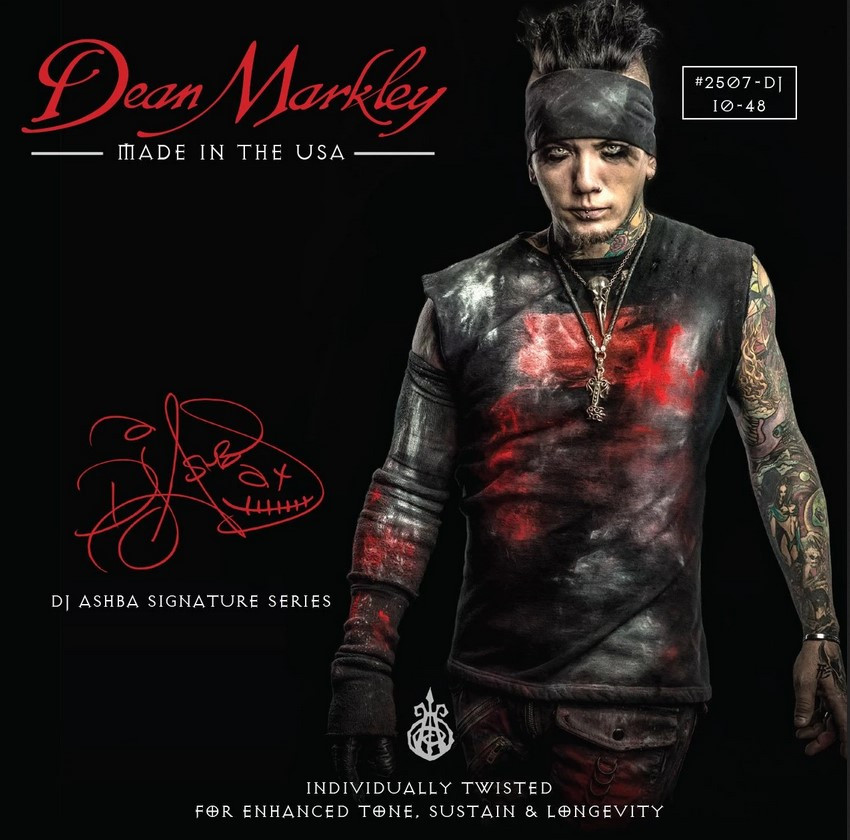 Dean Markley DM2507-DJ Artist Series Dj Ashba Комплект струн для электрогитары, никелирован., 10-48