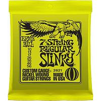 Ernie Ball P02621 Regular Slinky Комплект cтрун для 7-струнной электрогитары, никель, 10-56