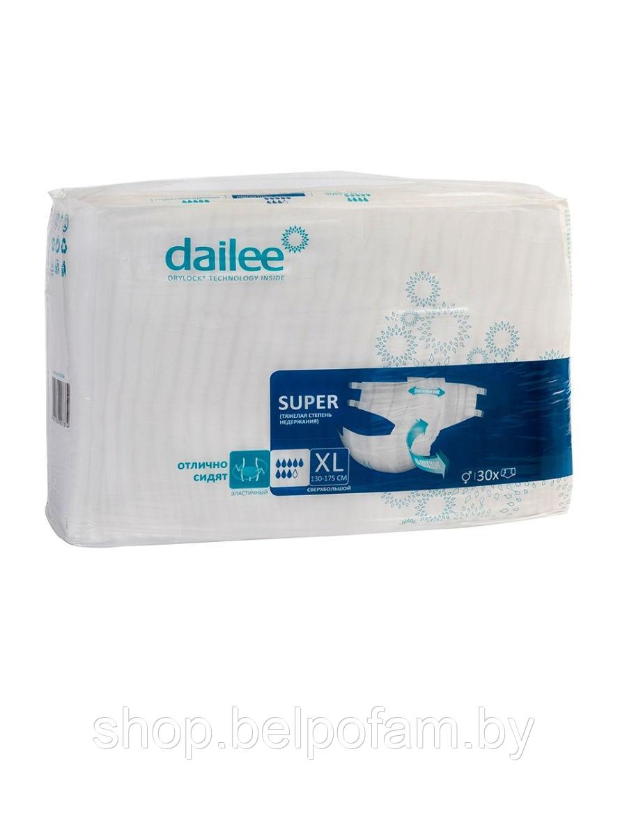 Подгузники впитывающие Dailee Super для взрослых, размер XL (130-175 см),1 шт. - фото 1 - id-p159243231