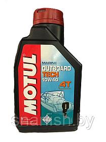 Моторное масло Motul Outboard Tech 4T 10W-30 - 1 литр