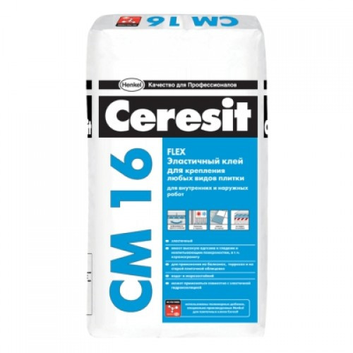 Клей для плитки Ceresit CM16 теплый пол, 25 кг