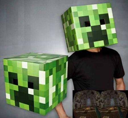 Голова-маска «Крипера Minecraft» - фото 1 - id-p159246537