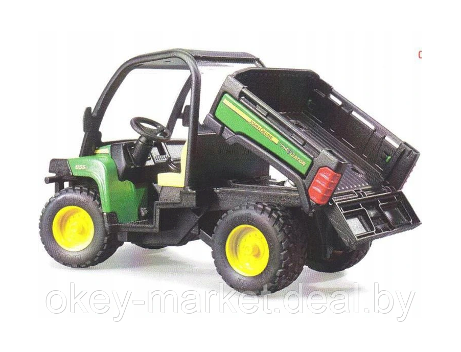 Игрушка Bruder Мини-самосвал John Deere Gator XUV 855D c фигуркой водителя 02490 - фото 7 - id-p159247957