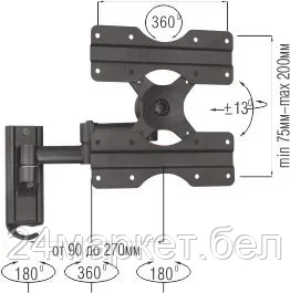 MD 335 для 15-42" черн Кронштейн