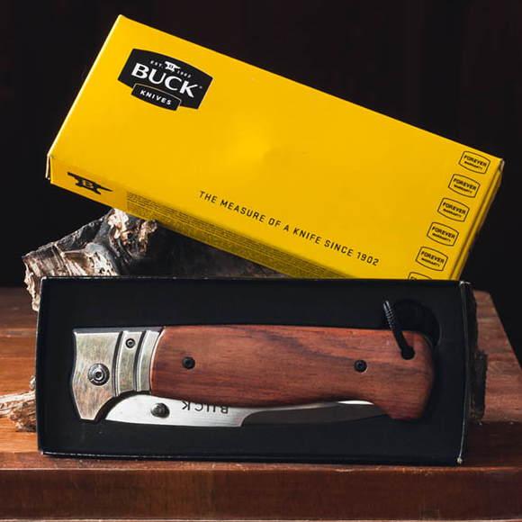 Нож складной механический Buck DA88 со шнурком - фото 4 - id-p158807932