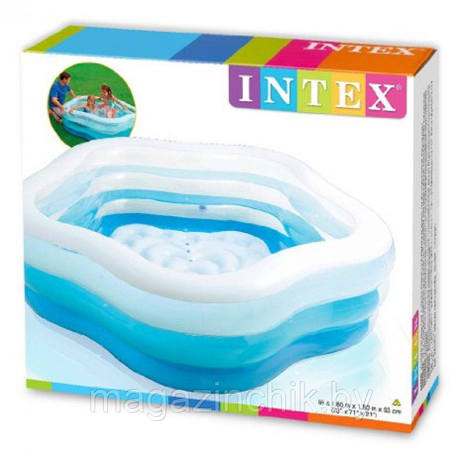 Детский надувной бассейн Intex Звезда 185х180х53 см Intex 56495 купить в Минске