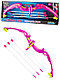 Игровой набор: Светящийся лук и стрелы на присосках Archery Set 881-23A, 6 Розовый, фото 4