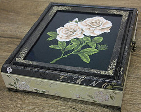 1180/38011A "Розы на чёрном" (Roses on Black), фото 2