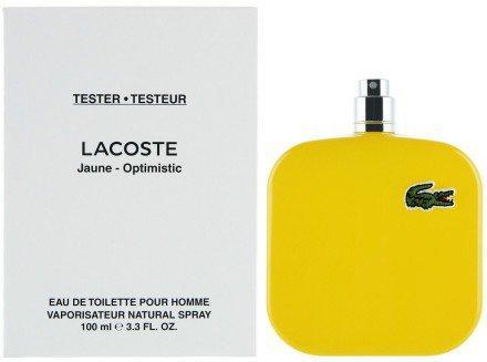 Lacoste Jaune- Optimistic pour homme edt 100ml TESTER - фото 1 - id-p154863380