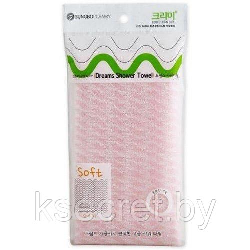 SB CLEAN&BEAUTY Мочалка для душа (28х90) Dreams Shower Towel - фото 1 - id-p159309556