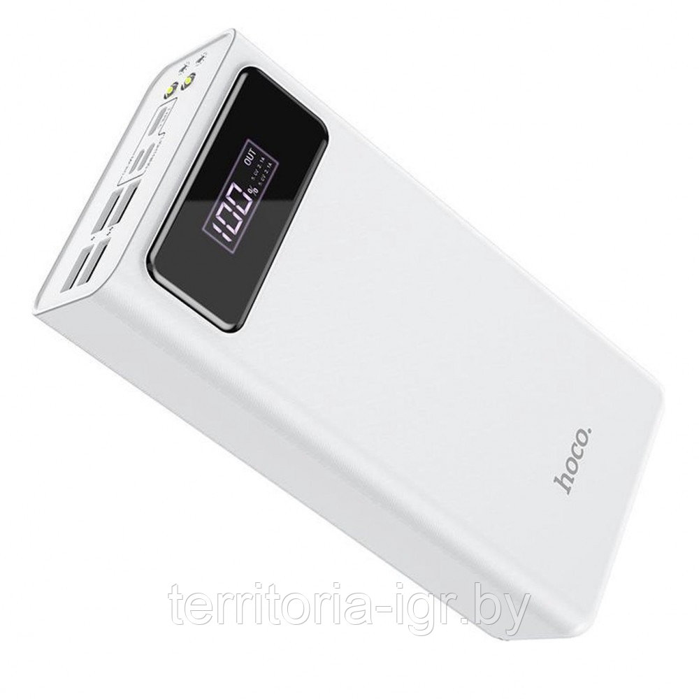 Внешний аккумулятор J65A 40000mAh 2А белый Hoco power bank - фото 3 - id-p159309603