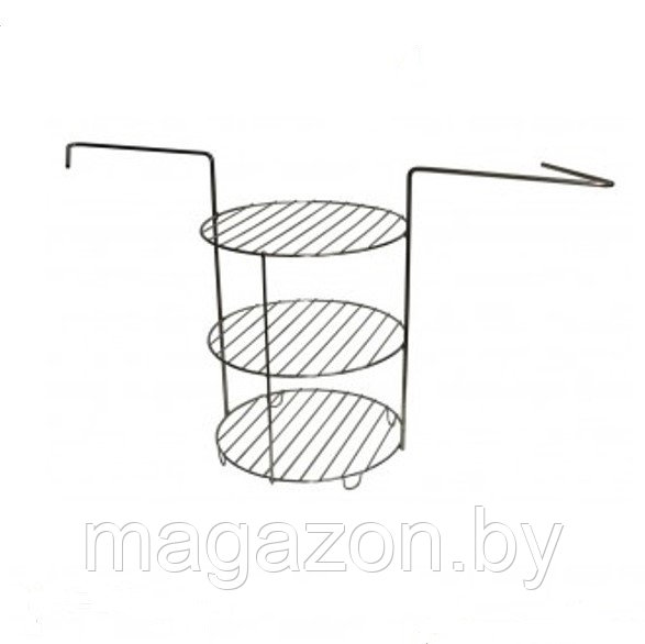 Решетка-гриль 3х ярусная средняя для тандыра, d=22см - фото 1 - id-p134020597