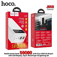 Внешний аккумулятор J65B 50000mAh 2А белый Hoco power bank