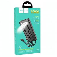 Внешний аккумулятор J77 10000mAh 2А черный Hoco power bank