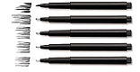 Ручка капиллярная Finepen Faber-Castell cиняя 0,4 мм, фото 3