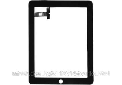 Сенсорное стекло, тачскрин для планшета Apple iPad 2, 9.7" Черный - фото 1 - id-p159321119