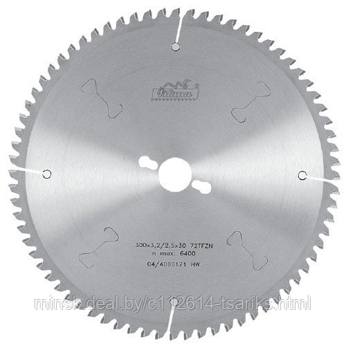 Пила круглая тв/сп "Pilana" 450х30х4,0/3,2х108z 87-13 TFZ N (шт,) - фото 1 - id-p159320657