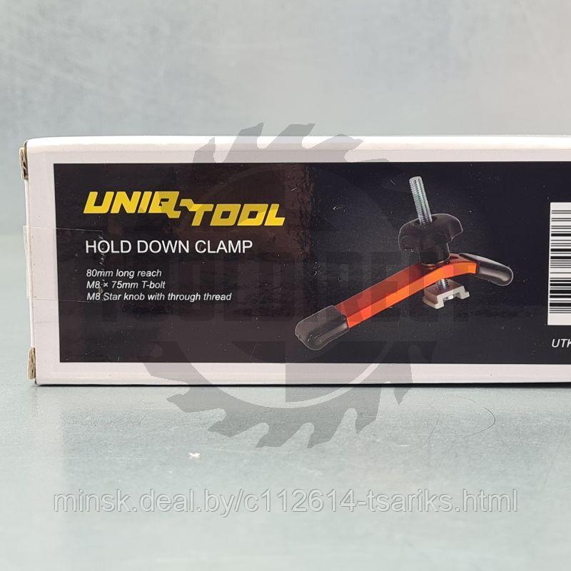 Прижим винтовой (барашек) для шин-направляющих M8x80mm Т-паз UNIQTOOL UTK-8011 - фото 7 - id-p159321113