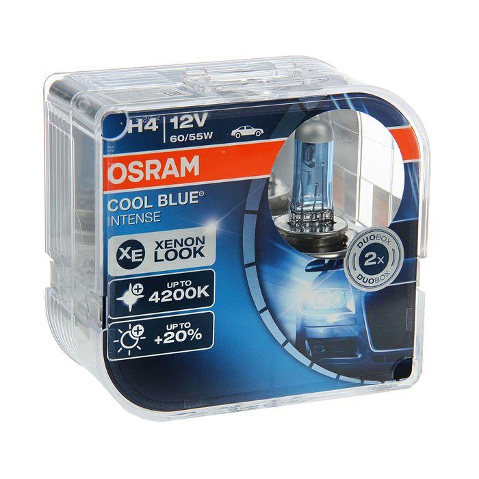 Автомобильная лампа H4 OsramCool Blue Intense ( комплект 2шт) - фото 1 - id-p159350524