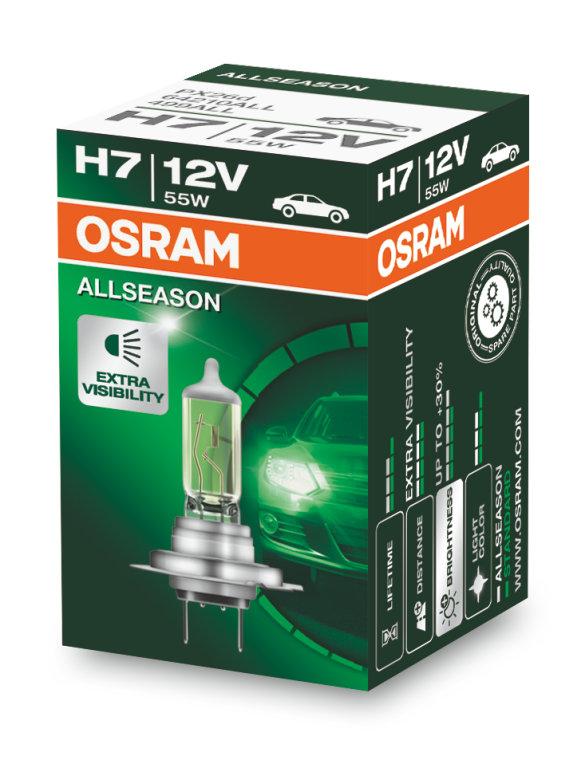 Автомобильная лампа H7 OSRAM ALLSEASON ( 1шт) - фото 1 - id-p159350686