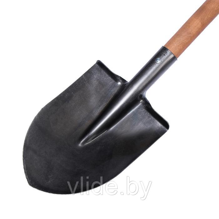 Лопата универсальная, деревянный черенок, «Премиум» - фото 3 - id-p159351527