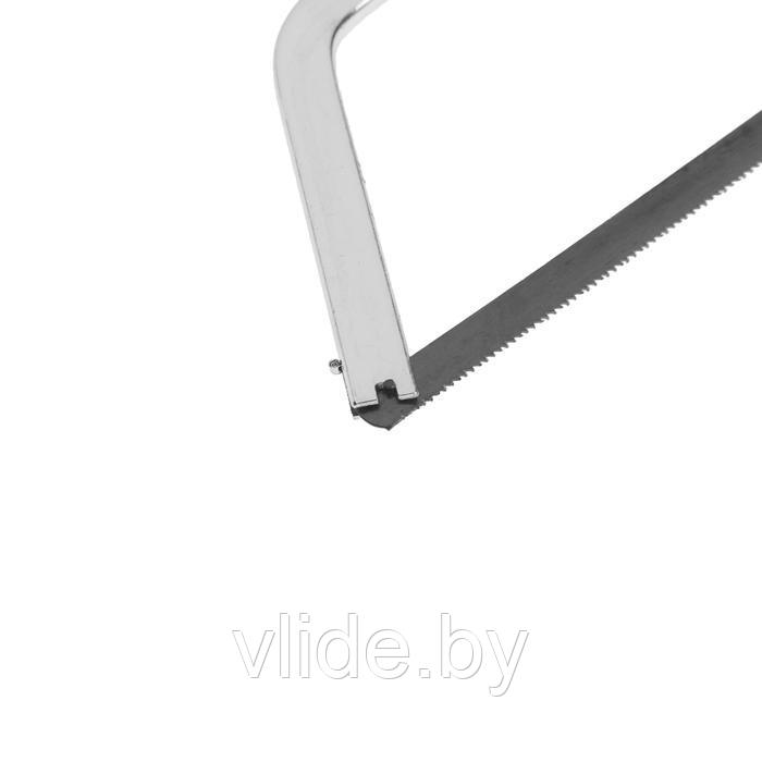Ножовка по металлу TUNDRA, хромированная, пластиковая рукоятка, 150 мм - фото 4 - id-p159352175