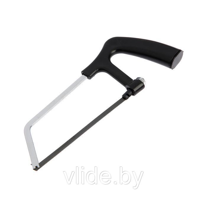 Ножовка по металлу TUNDRA, хромированная, пластиковая рукоятка, 150 мм