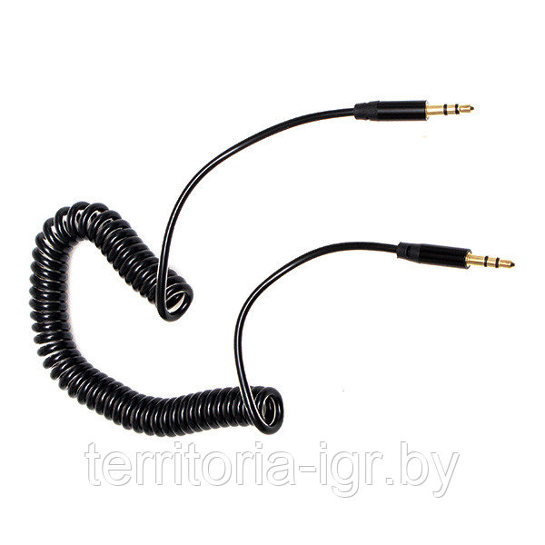 Купить Акустический кабель пружинка AU852 1м. черный Profit в Минске от ...