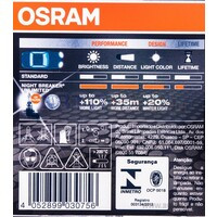 Автомобильная лампа HB3 (9005) Osram Night Breaker Unlimited +110% (комплект 2 шт) - фото 2 - id-p159352513