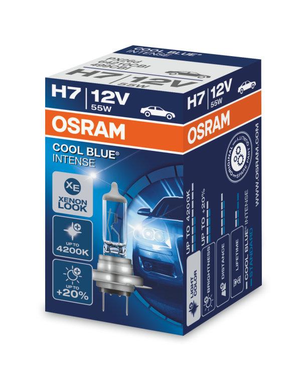 Автомобильная лампа H7 Osram Cool Blue Intense - фото 1 - id-p159352725