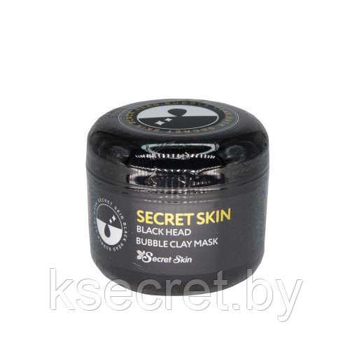 Black Head Маска для лица пузырьковая SECRETSKIN BLACK HEAD BUBBLE CLAY MASK 100мл - фото 1 - id-p159352892