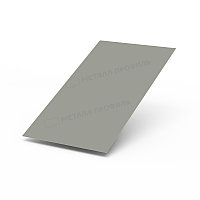 Лист плоский (ПЭ-01-9006-0.45) RAL 9006 Белый алюминий