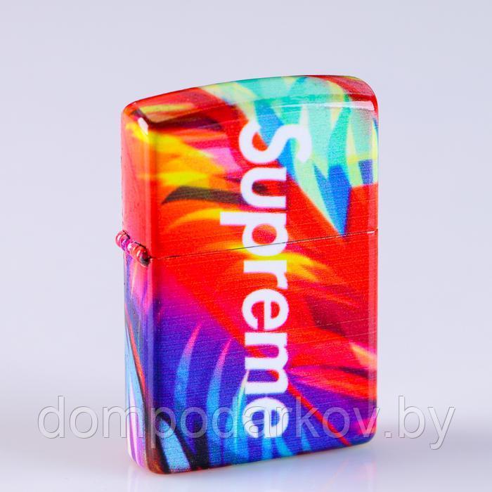 Зажигалка электронная "Supreme", в подарочной коробке, USB, дуговая, 3.7х5.8 см