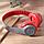 Беспроводные Bluetooth наушники P47 Wireless Headphones серые с красным, фото 3