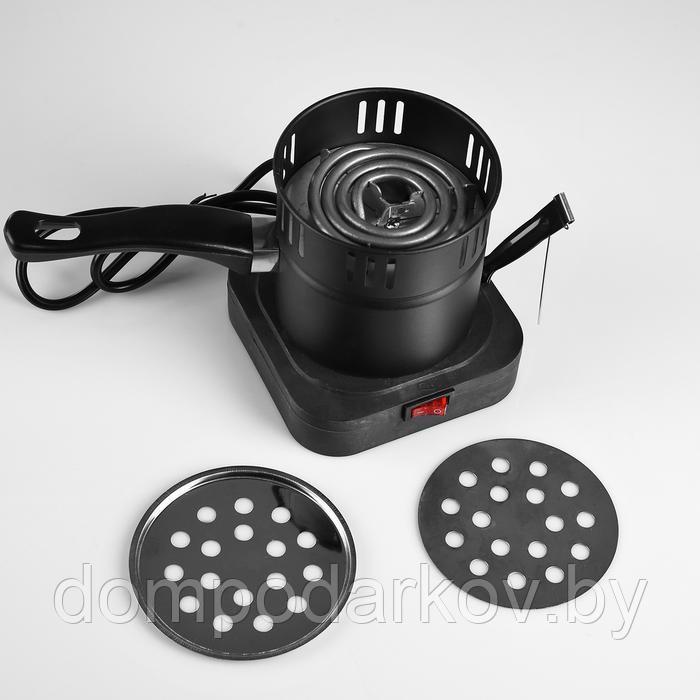 Плита для углей, электрическая, 220 В, евро розетка, 16x15 см - фото 2 - id-p159361702