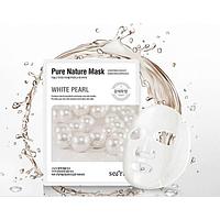 АН Secriss Маска для лица тканевая Secriss Pure Nature Mask Pack- White pearl 25мл