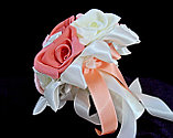 Букет дублер из атласных роз., фото 3