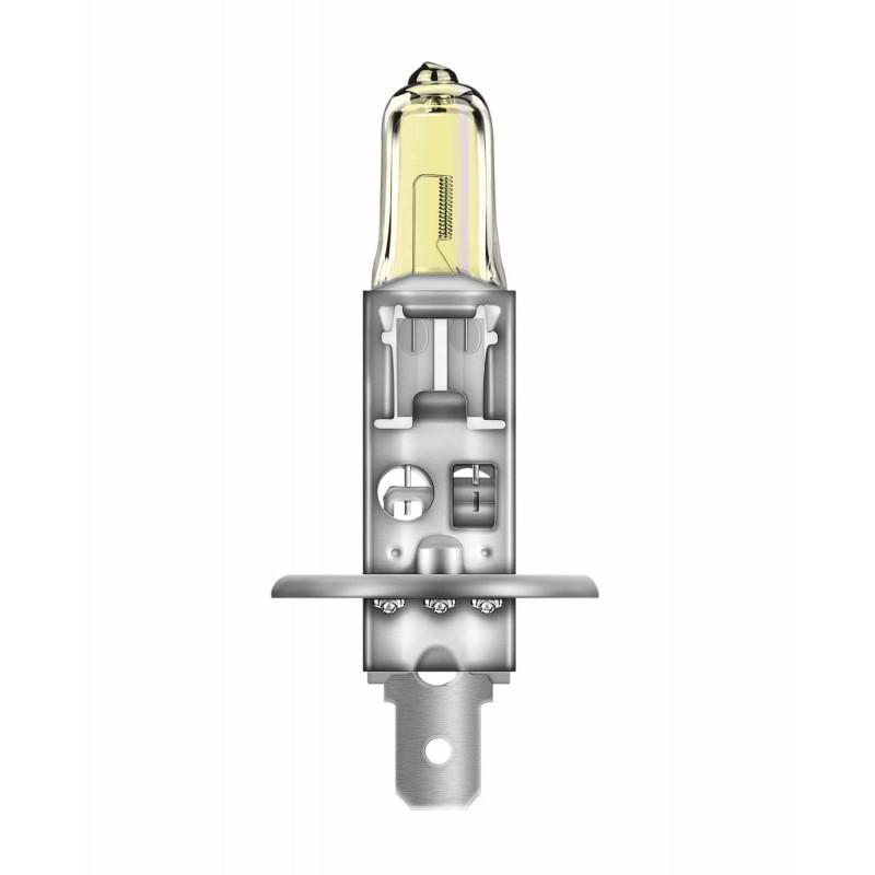 Галогенная лампа H1 AVS ATLAS ANTI-FOG/желтый 12V55W. (блистер 2 шт)