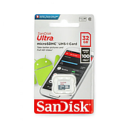 Original micro SDXC карта памяти SanDisk 32GB Class10 UHS-1 Ultra 100MB/s