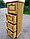 Комод деревянный "Кантри Люкс №3" Д550мм*В1620мм*Ш420мм, фото 2