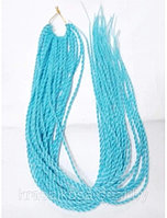 Сенегальские твисты Голубой косы косички жгутики для плетения наращивания волос сенегалки