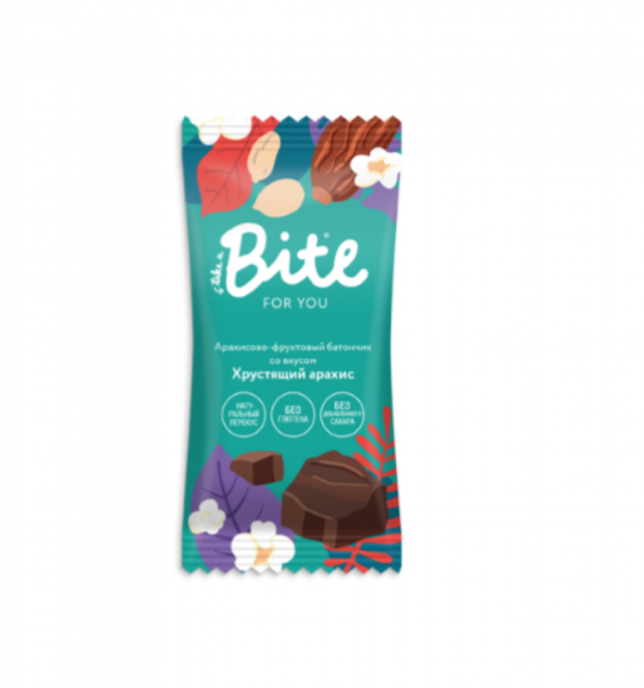 Батончик "Хрустящий арахис" Bite for you, 35 гр