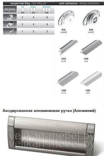 Шкаф-купе для прихожей СШ 10.03.01 -двухдверный с угловой консолью 1,6м*2,2м*0,45м - фото 7 - id-p7194461